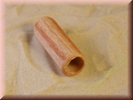 Tonhöhle Terra/Weiß ca. 6,0 cm Länge ca. 2,0 cm Durchmesser